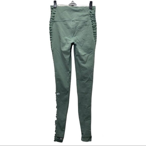 alo Yoga Green Leggings size S - Picture 3 of 6